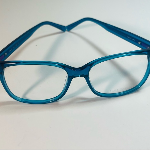 TOM DAVIES TD679 Col 1950 teal blue and purple acetate 54-16-140 New - Picture 3 of 14